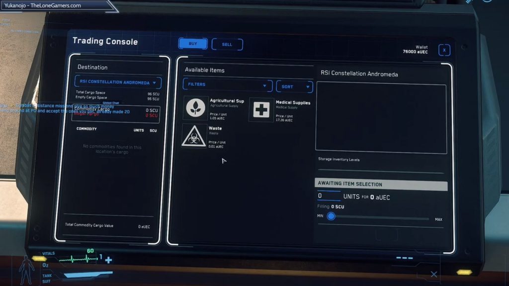 Star Citizen 3.8.1 Bug Hunting – TRADE TERMINALS DO NOT IMMEDIATELY